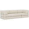 CozyPad Corduroy Ivory Slaapbank Grand CozyPad Corduroy Ivory Slaapbank Grand