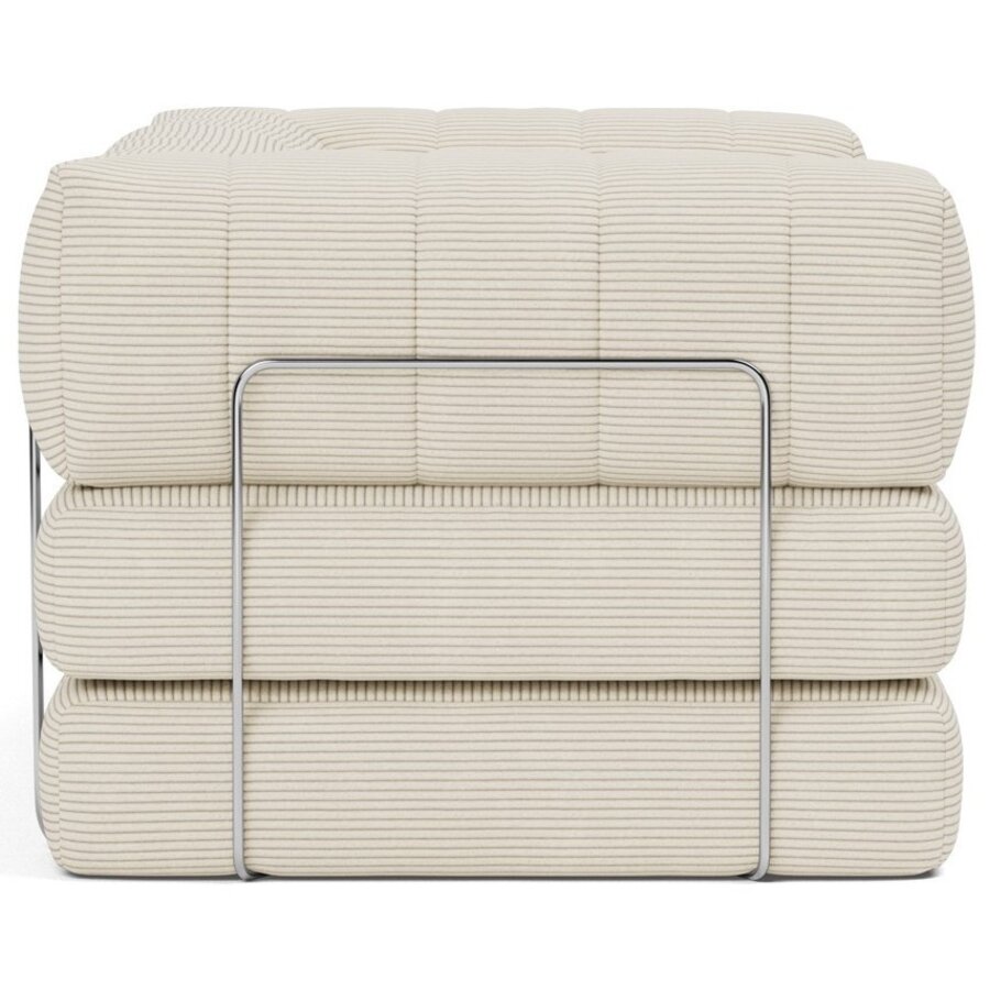 CozyPad Corduroy Ivory Slaapbank met Armleuning CozyPad Corduroy Ivory Slaapbank met Armleuning