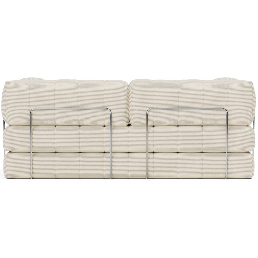 CozyPad Corduroy Ivory Slaapbank met Armleuning CozyPad Corduroy Ivory Slaapbank met Armleuning