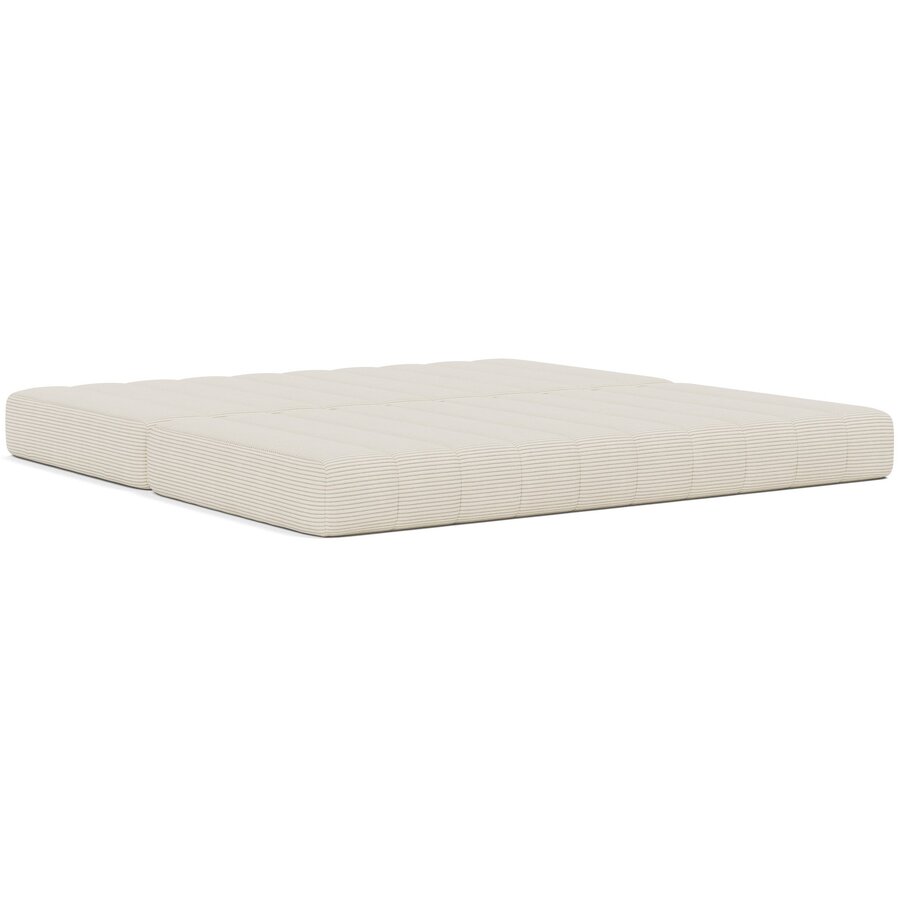 CozyPad Corduroy Ivory Slaapbank met Armleuning CozyPad Corduroy Ivory Slaapbank met Armleuning