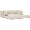 CozyPad Corduroy Ivory Slaapbank met Armleuning CozyPad Corduroy Ivory Slaapbank met Armleuning