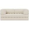 CozyPad Corduroy Ivory Slaapbank met Armleuning CozyPad Corduroy Ivory Slaapbank met Armleuning