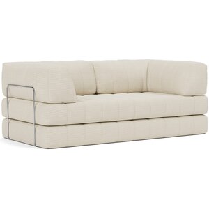 Innovation Living CozyPad Corduroy Ivory Slaapbank met Armleuning