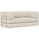 CozyPad Corduroy Ivory Slaapbank met Armleuning CozyPad Corduroy Ivory Slaapbank met Armleuning