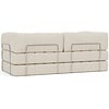 CozyPad Corduroy Ivory Slaapbank met Armleuning CozyPad Corduroy Ivory Slaapbank met Armleuning