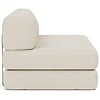 CozyPad Corduroy Ivory Slaapbank CozyPad Corduroy Ivory Slaapbank