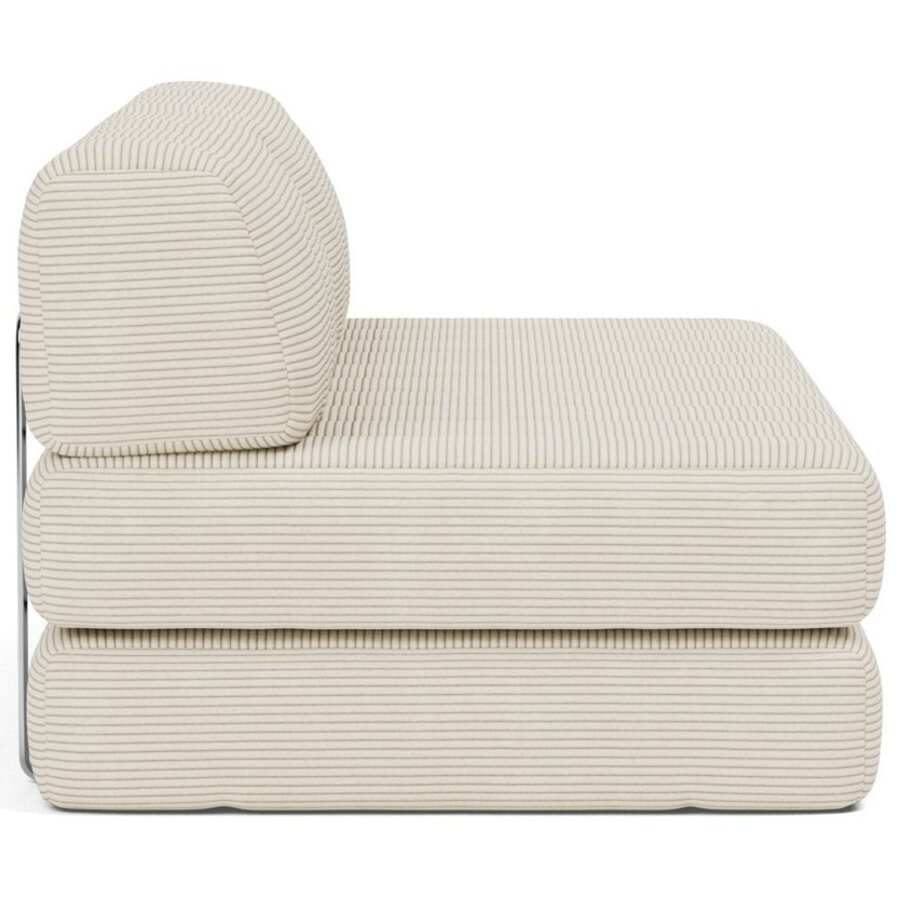 CozyPad Corduroy Ivory Slaapbank CozyPad Corduroy Ivory Slaapbank