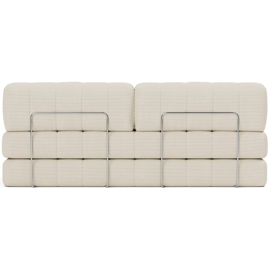 CozyPad Corduroy Ivory Slaapbank CozyPad Corduroy Ivory Slaapbank