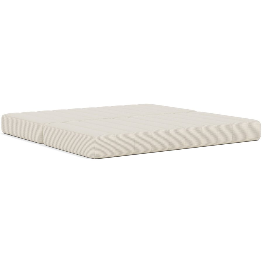 CozyPad Corduroy Ivory Slaapbank CozyPad Corduroy Ivory Slaapbank