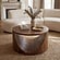 Cato Ronde Salontafel Mango Massief Hout Ø60 cm Cato Ronde Salontafel Mango Massief Hout Ø60 cm