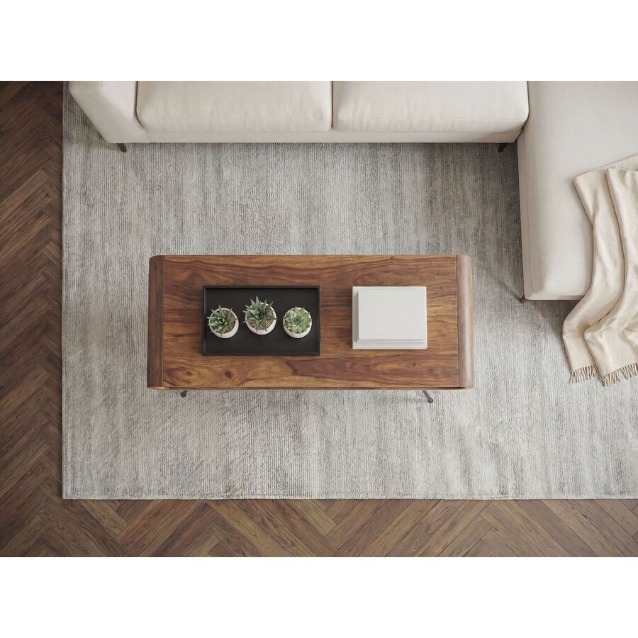 Arlen Mango Houten Salontafel Donkerbruin 105 cm
