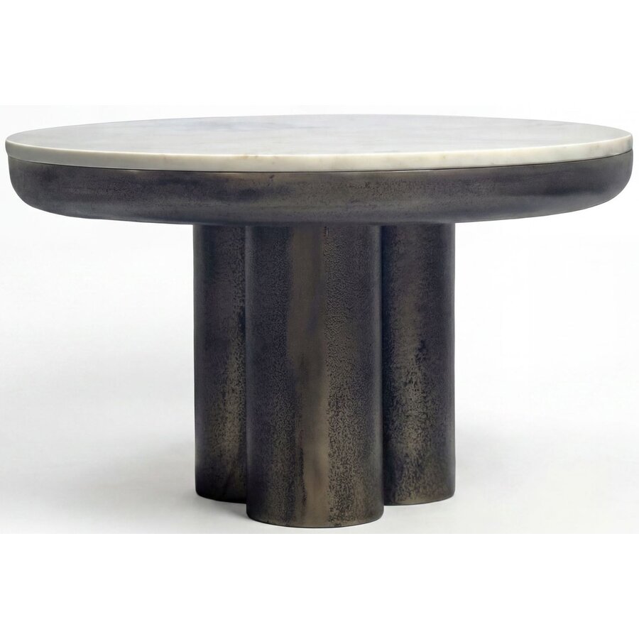 Otis Ronde Salontafel Wit Marmer Ø60 cm