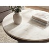 Otis Ronde Salontafel Wit Marmer Ø60 cm