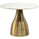 Cleo Luxe Ronde Salontafel Wit Marmer/Goud Ø60 cm