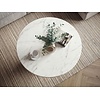 Cleo Luxe Ronde Salontafel Wit Marmer/Goud Ø60 cm