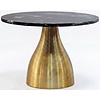 Cleo Luxe Ronde Salontafel Zwart Marmer/Goud Ø60 cm Cleo Luxe Ronde Salontafel Zwart Marmer/Goud Ø60 cm
