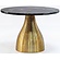 Cleo Luxe Ronde Salontafel Zwart Marmer/Goud Ø60 cm Cleo Luxe Ronde Salontafel Zwart Marmer/Goud Ø60 cm