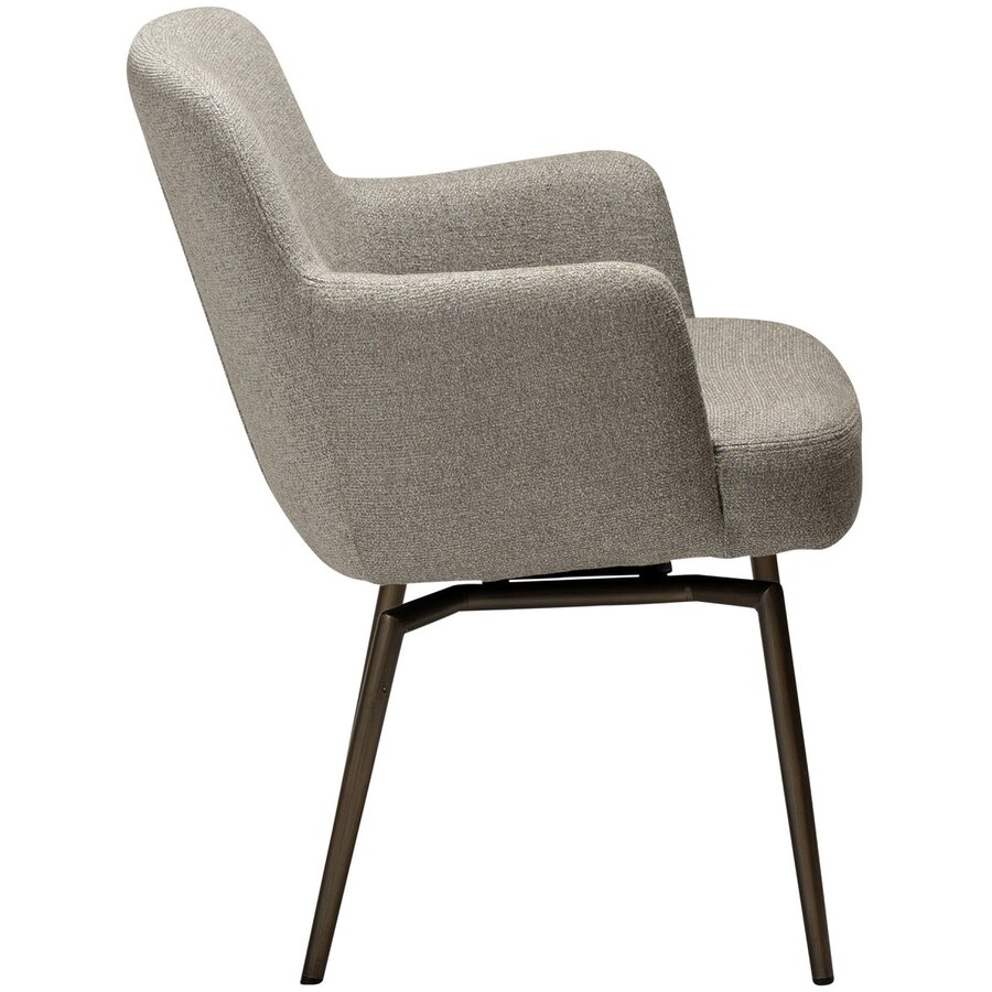 Ethos Draaistoel Aardebruin Bouclé Ethos Draaistoel Aardebruin Bouclé