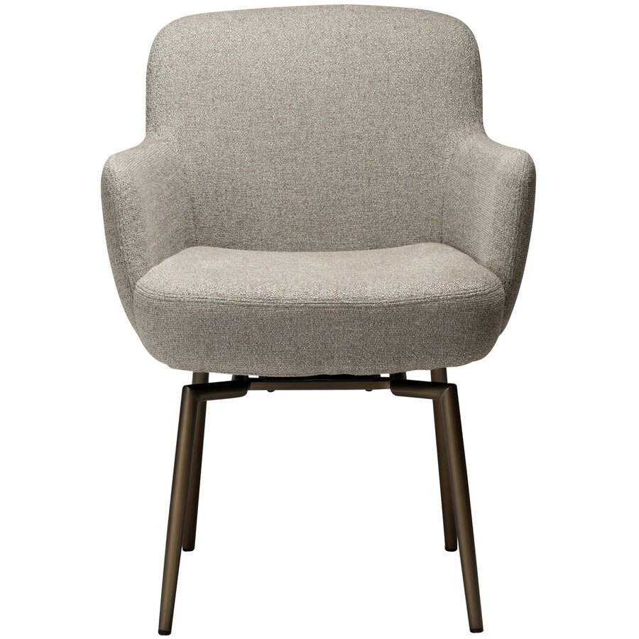Ethos Draaistoel Aardebruin Bouclé Ethos Draaistoel Aardebruin Bouclé