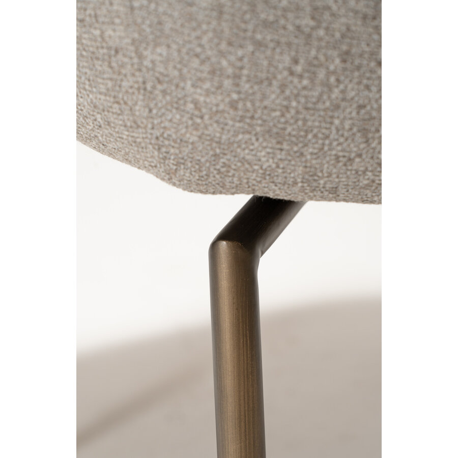 Ethos Draaistoel Aardebruin Bouclé Ethos Draaistoel Aardebruin Bouclé