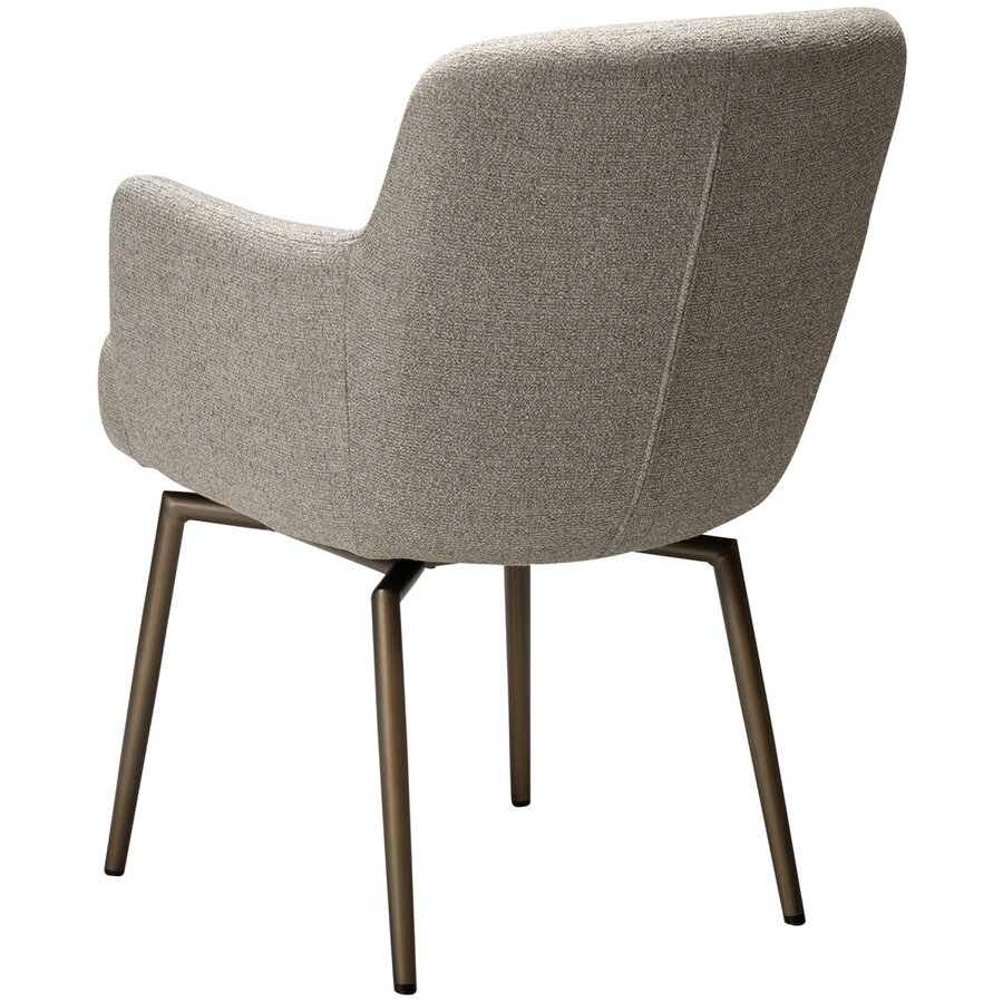 Ethos Draaistoel Aardebruin Bouclé Ethos Draaistoel Aardebruin Bouclé