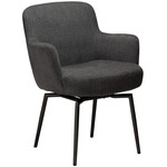 Dan Form Ethos Draaistoel Grijs Bouclé