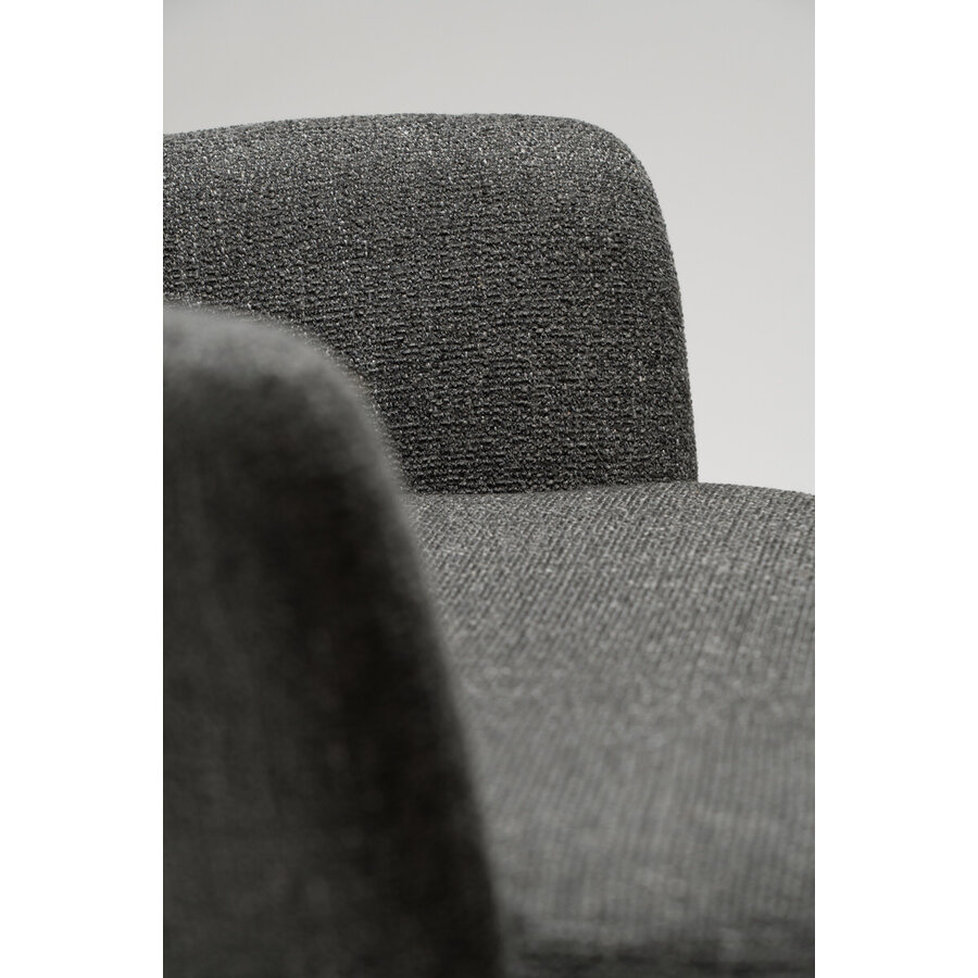 Ethos Draaistoel Grijs Bouclé