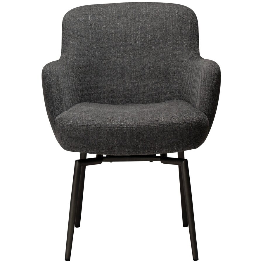 Ethos Draaistoel Grijs Bouclé