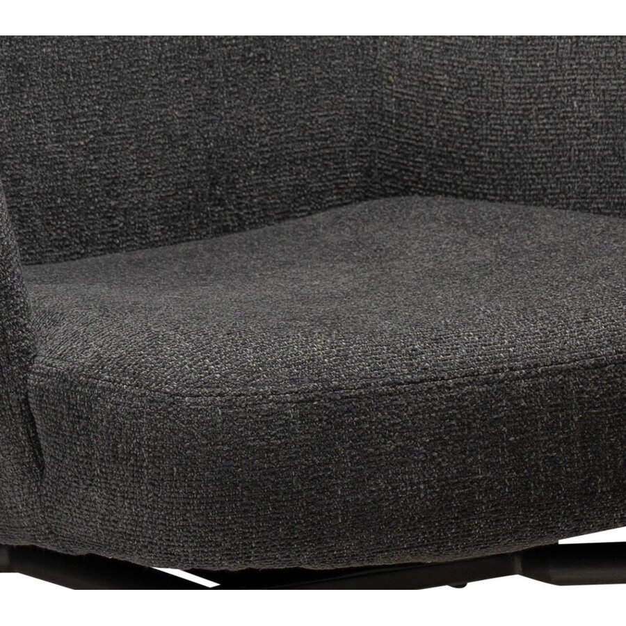 Ethos Draaistoel Grijs Bouclé