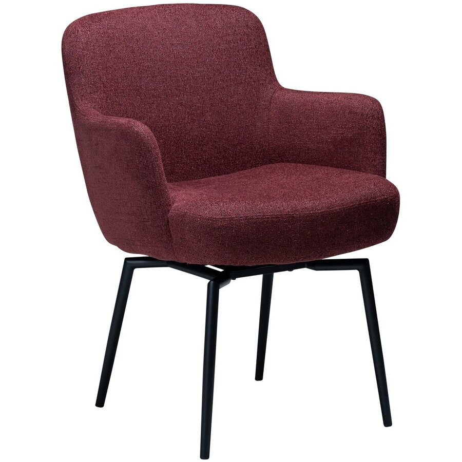 Ethos Draaistoel Merlot Bouclé Ethos Draaistoel Merlot Bouclé