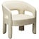 Splendor Beige Bouclé Loungestoel Splendor Beige Bouclé Loungestoel