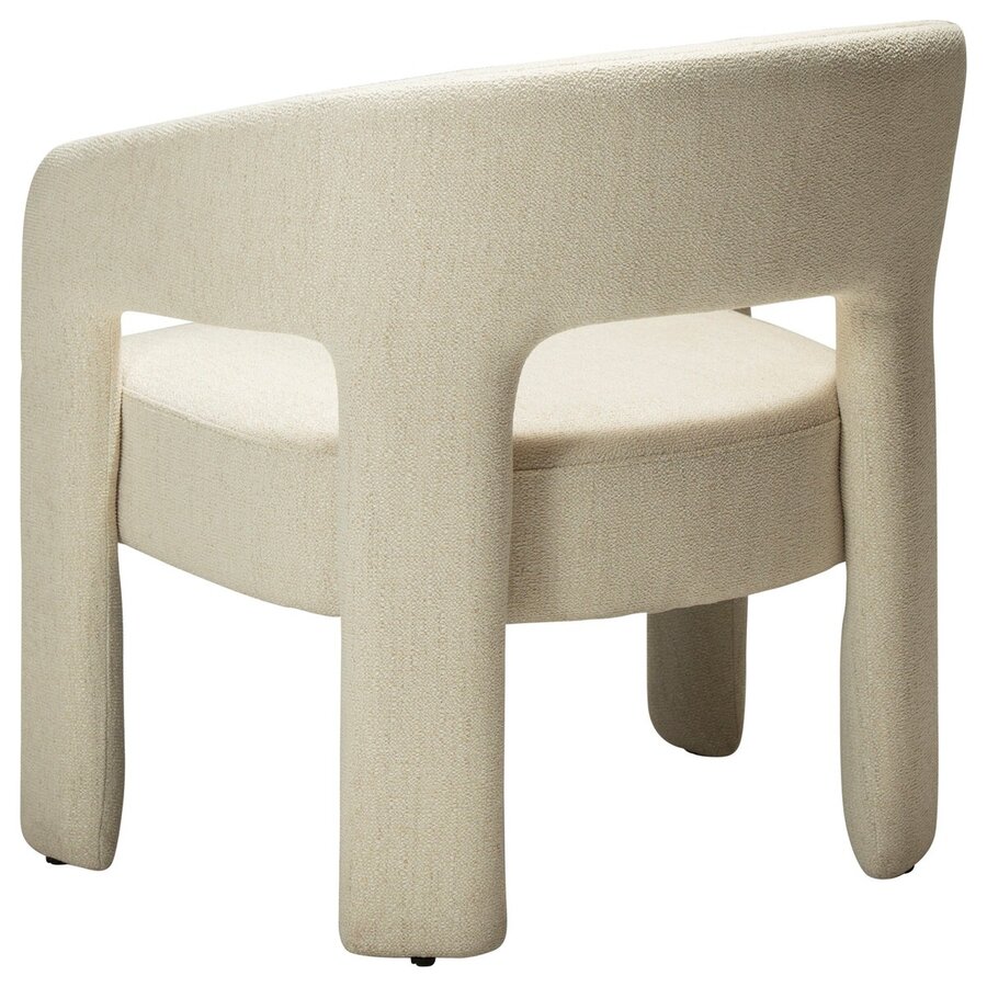 Splendor Beige Bouclé Loungestoel Splendor Beige Bouclé Loungestoel