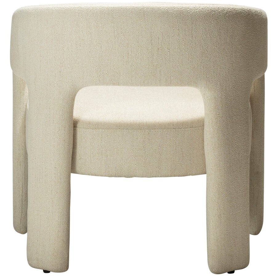 Splendor Beige Bouclé Loungestoel Splendor Beige Bouclé Loungestoel