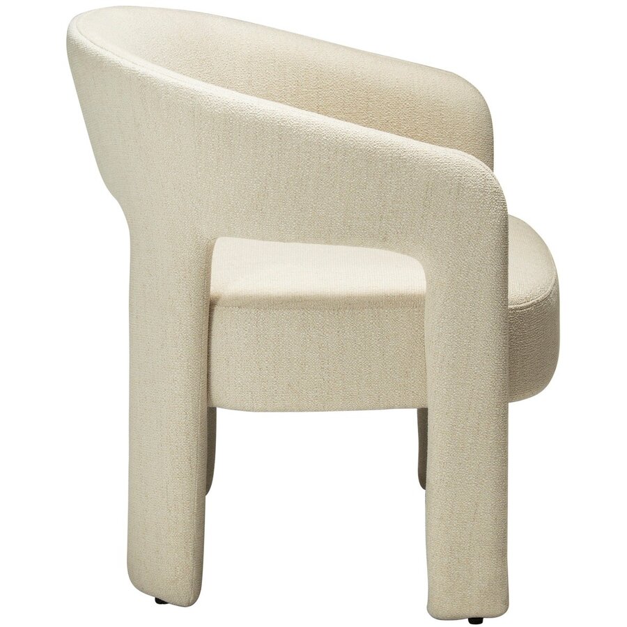 Splendor Beige Bouclé Loungestoel Splendor Beige Bouclé Loungestoel