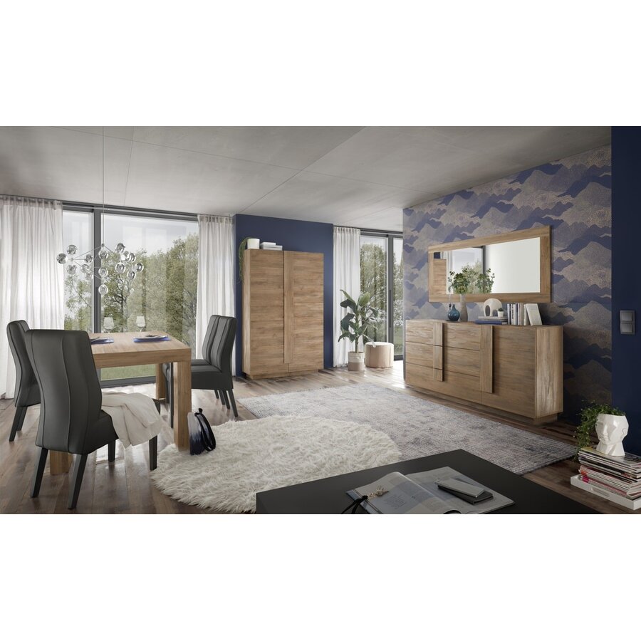 Zen 137+48 cm Mercure Eiken Uitschuifbaar Eettafel