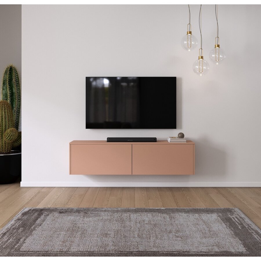 Levana Pastell Abrikoos TV Wandmeubel 163 cm