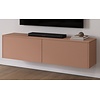 Levana Pastell Abrikoos TV Wandmeubel 163 cm