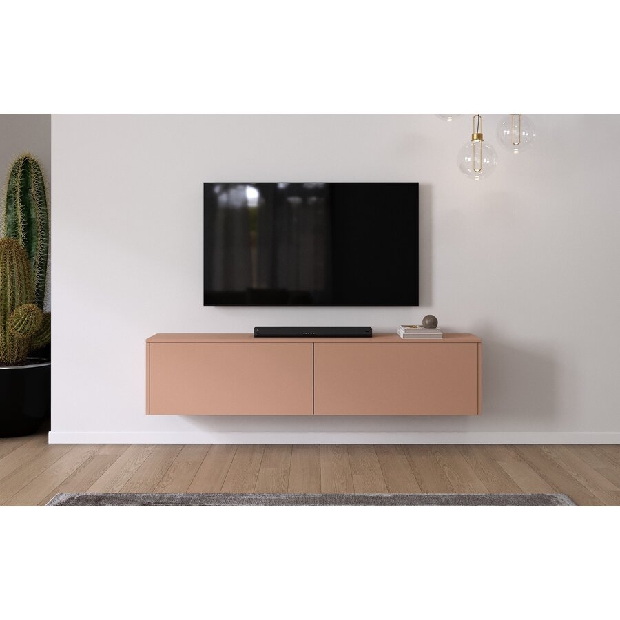 Levana Pastell Abrikoos TV Wandmeubel 183 cm