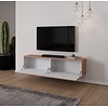 Levana Pastell Abrikoos TV Wandmeubel 183 cm