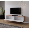 Levana Pastell Abrikoos TV Wandmeubel 203 cm