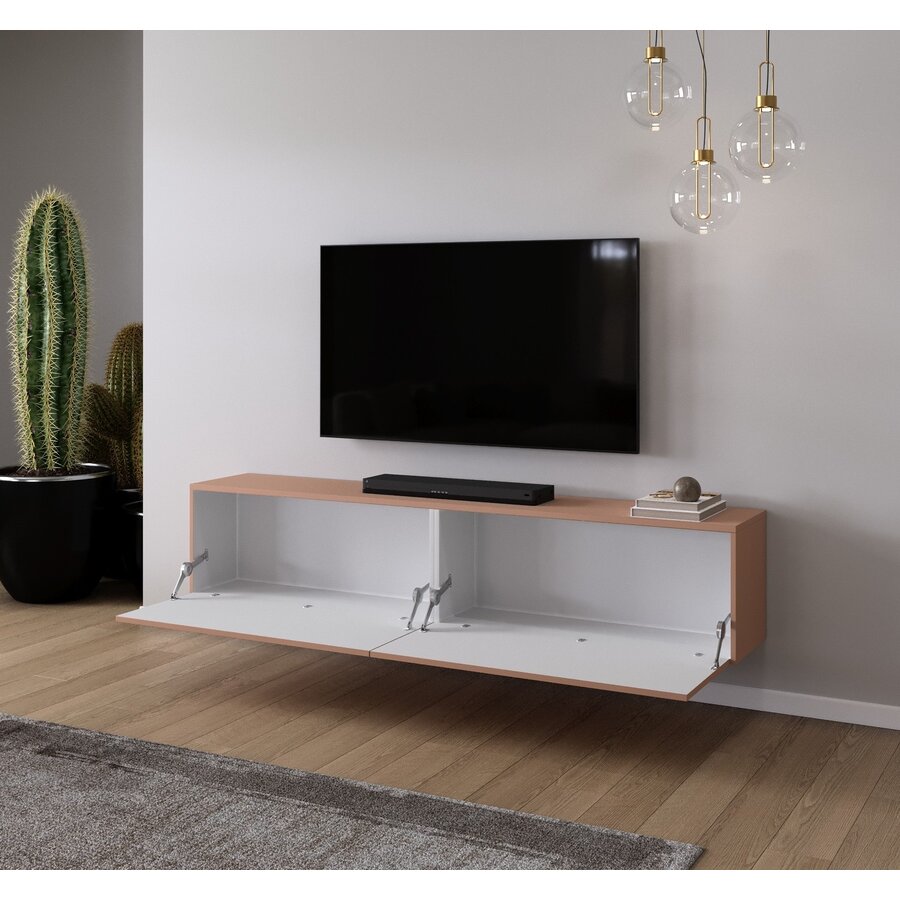 Levana Pastell Abrikoos TV Wandmeubel 203 cm