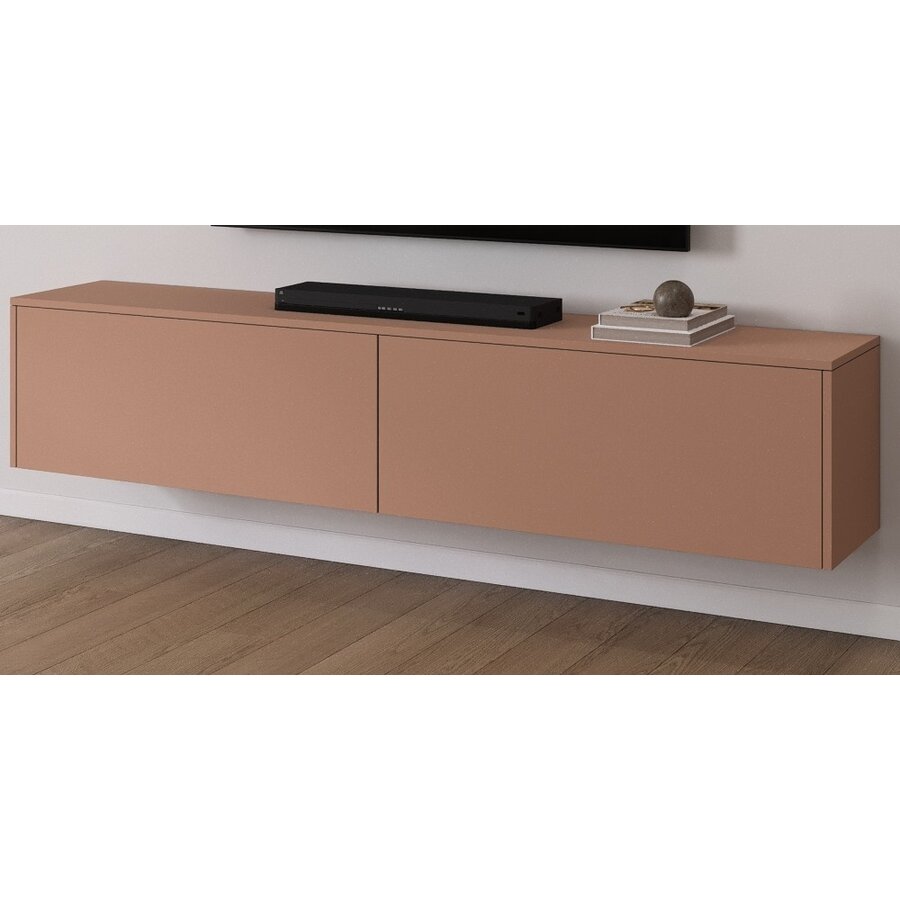 Levana Pastell Abrikoos TV Wandmeubel 203 cm