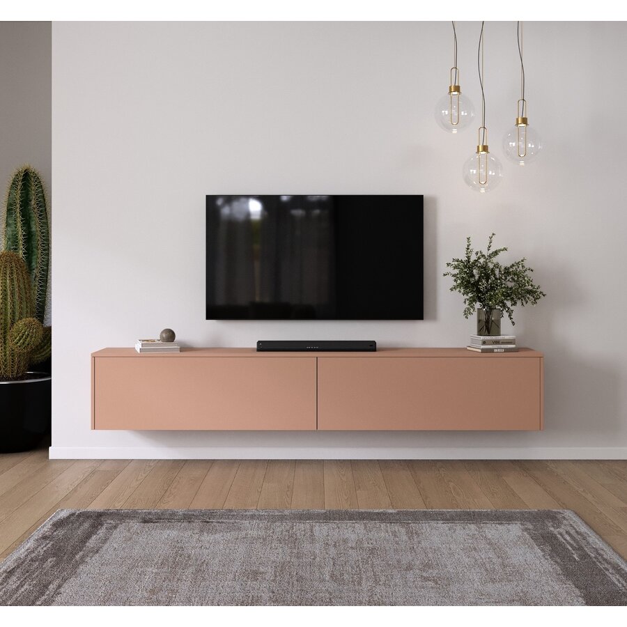 Levana Pastell Abrikoos TV Wandmeubel 243 cm