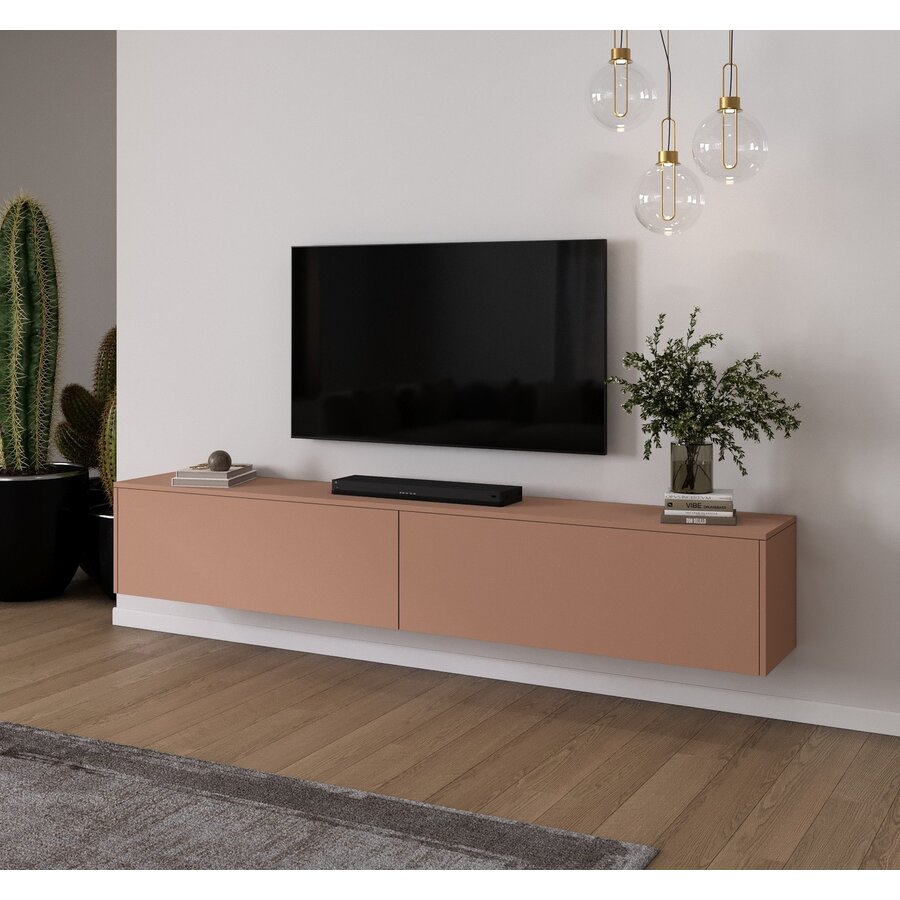 Levana Pastell Abrikoos TV Wandmeubel 243 cm
