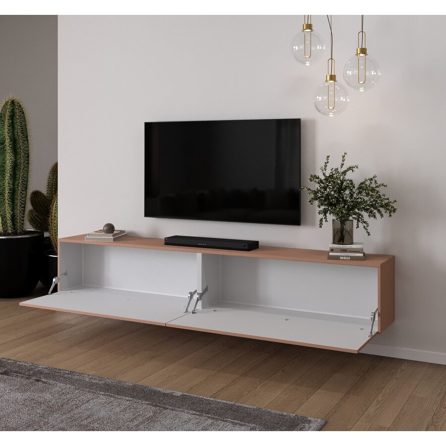 Levana Pastell Abrikoos TV Wandmeubel 243 cm
