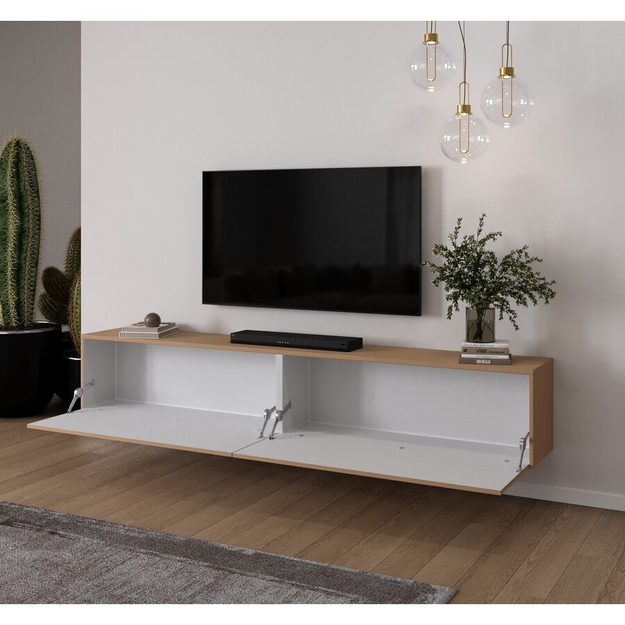 Levana Caramel Beige TV Wandmeubel 243 cm