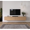 Levana Caramel Beige TV Wandmeubel 243 cm