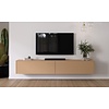 Levana Caramel Beige TV Wandmeubel 243 cm