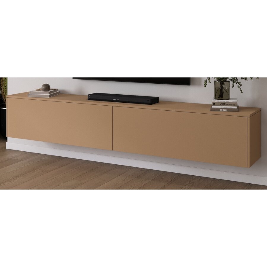 Levana Caramel Beige TV Wandmeubel 243 cm