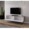 Levana Caramel Beige TV Wandmeubel 203 cm